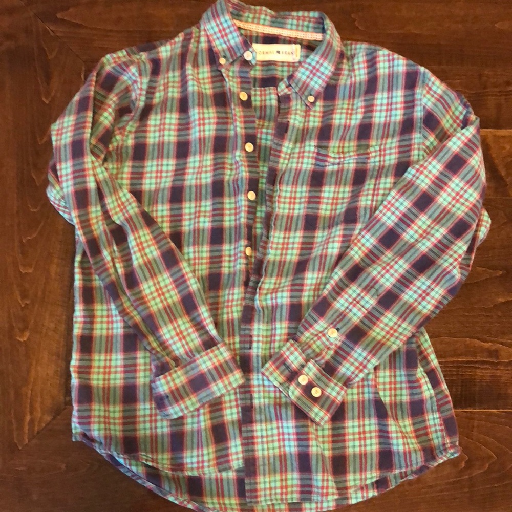 Men’s flannel button down shirt